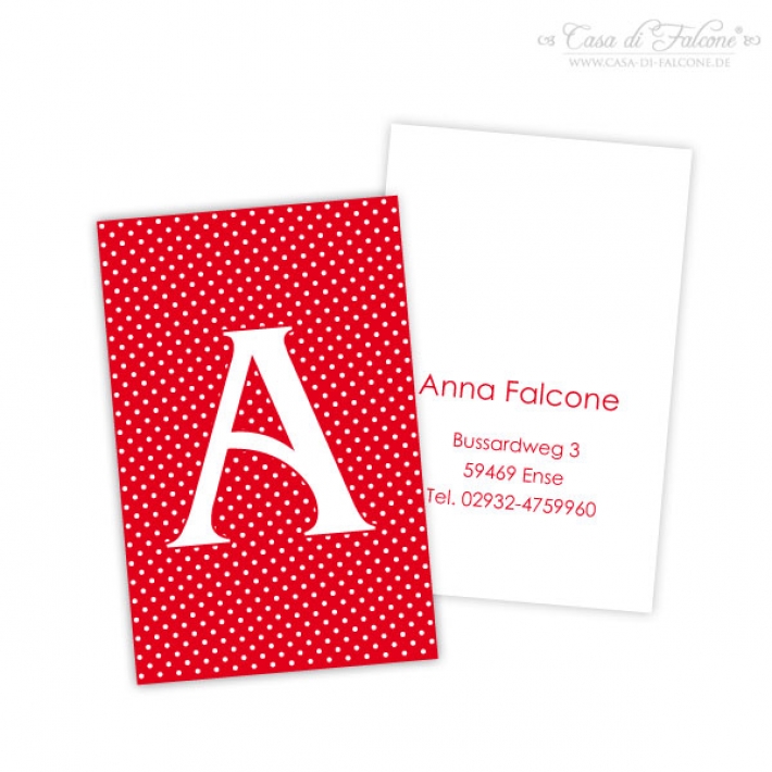 Visitenkarten Polka Dots I