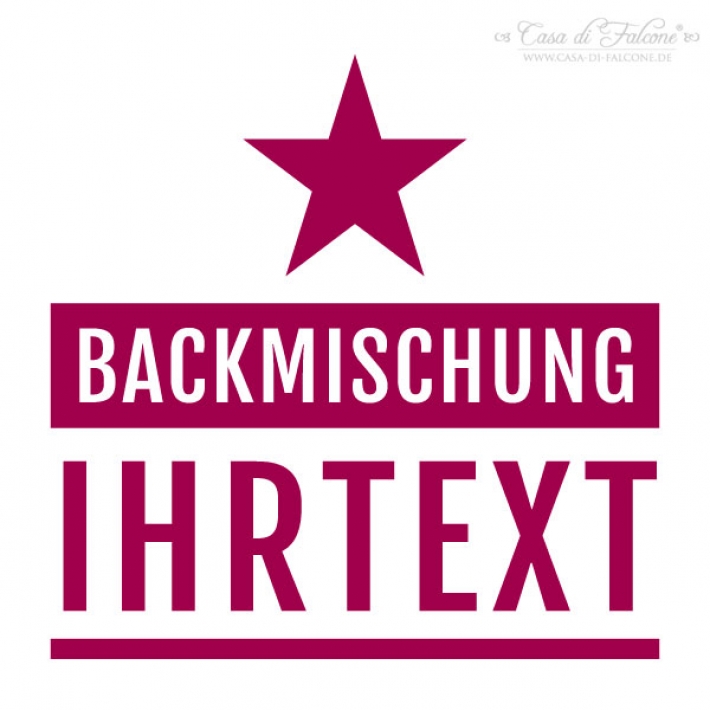 Kchenstempel Backmischung