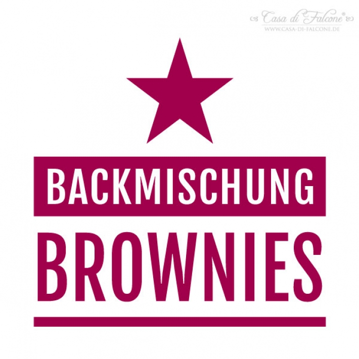 Motivstempel Backmischung Brownies