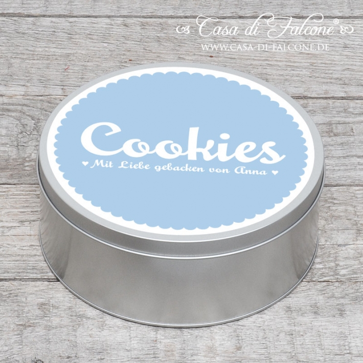 Personalisierte Dose Cookies Maxi