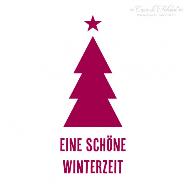 Motivstempel modern Eine schne Winterzeit