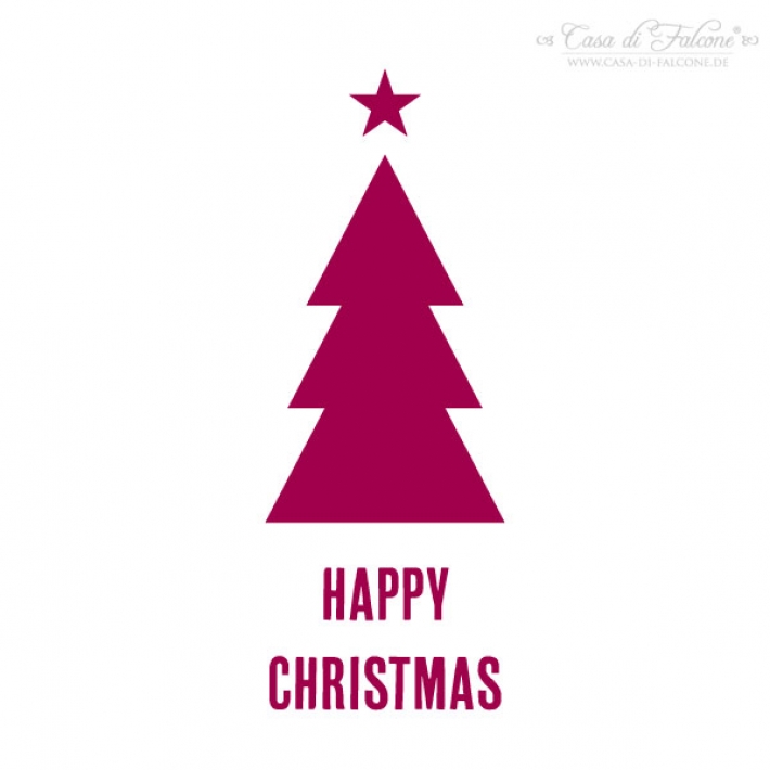 Motivstempel modern Happy Christmas