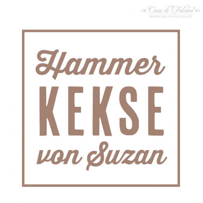 Personalisierter Keksstempel Retro III