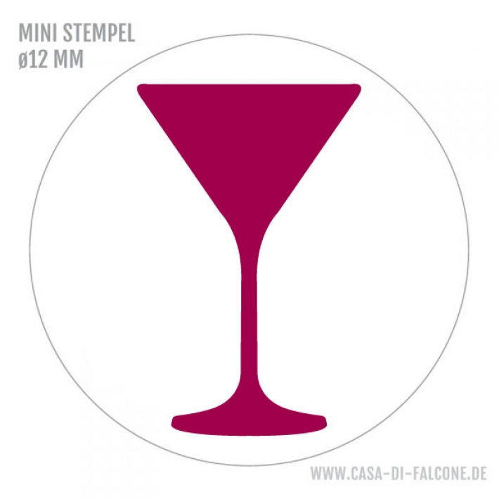Mini Motivstempel Martiniglas