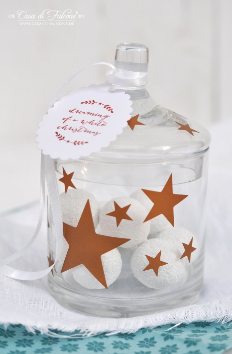 Motivstempel - Ranke - Dreaming of a white Christmas