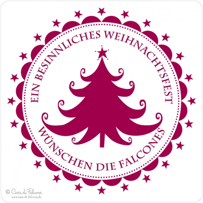 Weihnachtsstempel Tanne