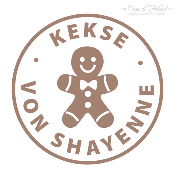 Personalisierter Keksstempel Lebkuchenmann
