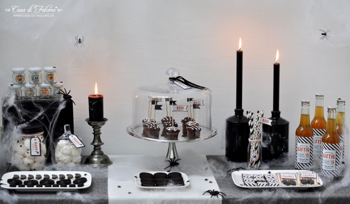 Flaschenaufkleber Haloween