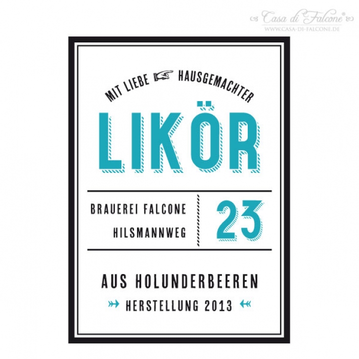 Flaschenaufkleber Likr