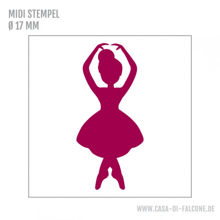 MIDI Motivstempel Ballerina Pirouette