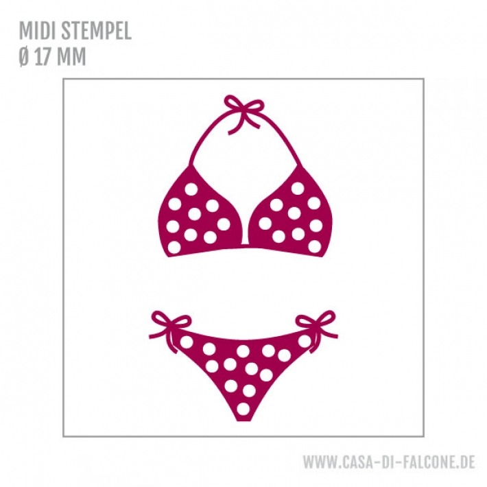 MIDI Motivstempel Bikini