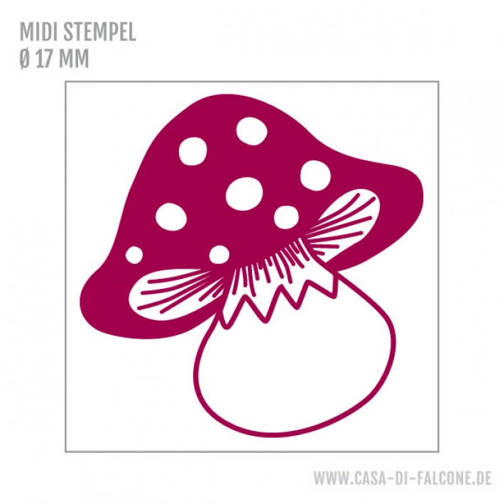 MIDI Motivstempel Fliegenpilz