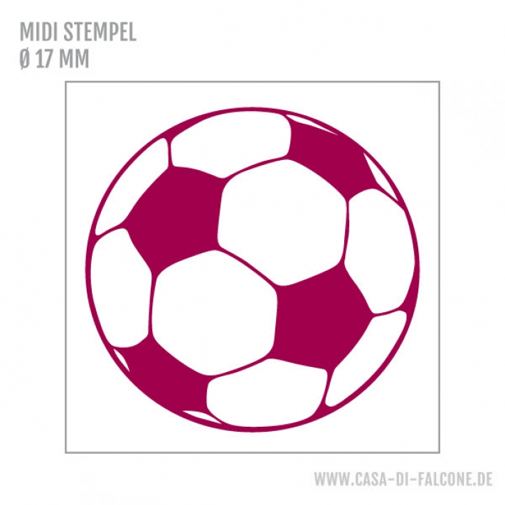 MIDI Motivstempel Fussball