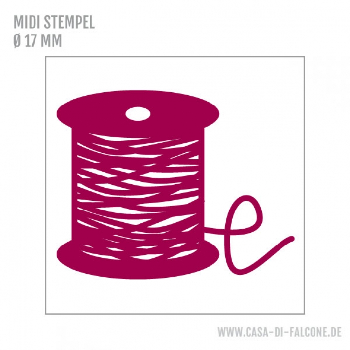 MIDI Motivstempel Garnrolle