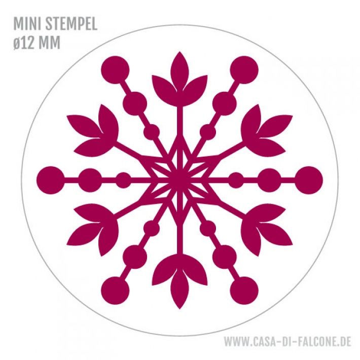 Mini Motivstempel Schneeflocke II
