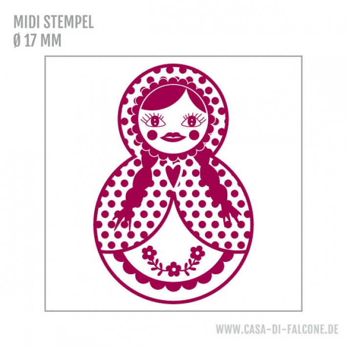 MIDI Motivstempel Matroschka