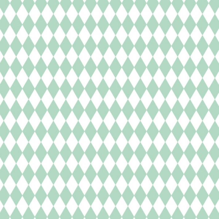 Geschenkpapier Harlekin mint