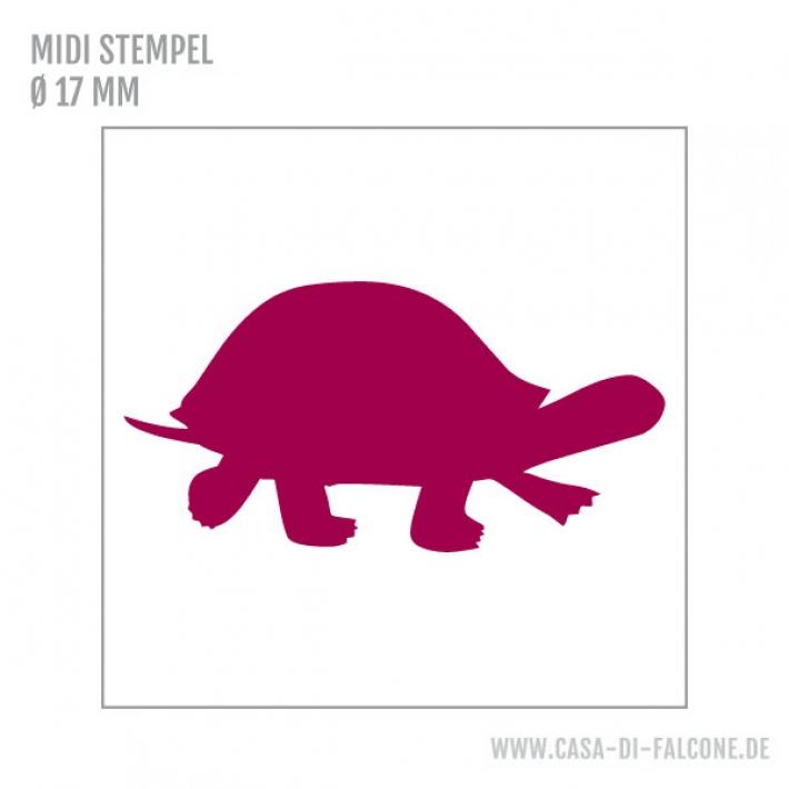 MIDI Motivstempel Schildkröte
