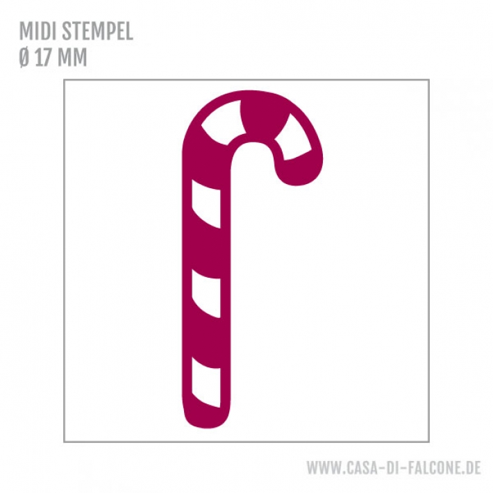 MIDI Motivstempel Zuckerstange