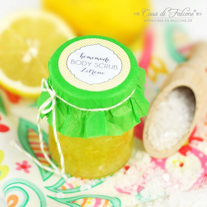 Aufkleber Body Scrub