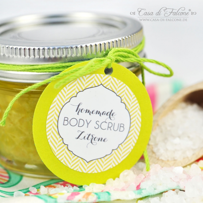Aufkleber Body Scrub