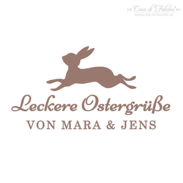 Personalisierter Fondantstempel Ostergrsse