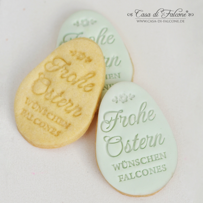 Personalisierter Fondantstempel Osterei