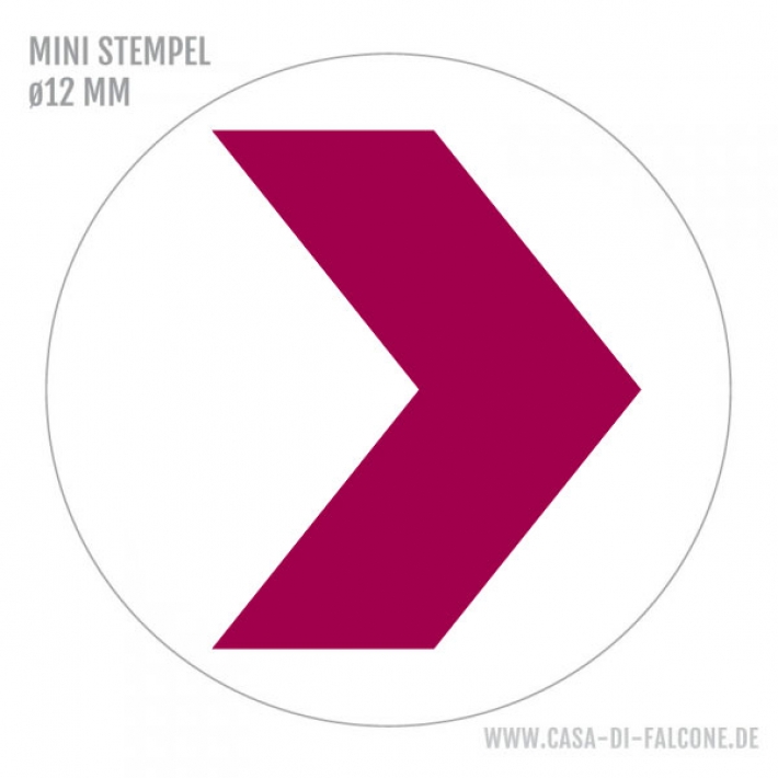 MINI Stempel Pfeil