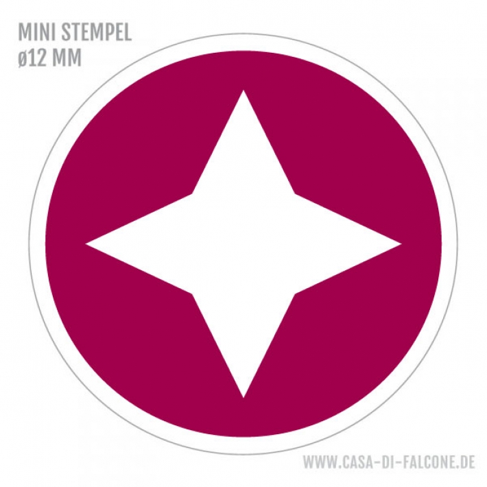 MINI Stempel Diamant im Kreis