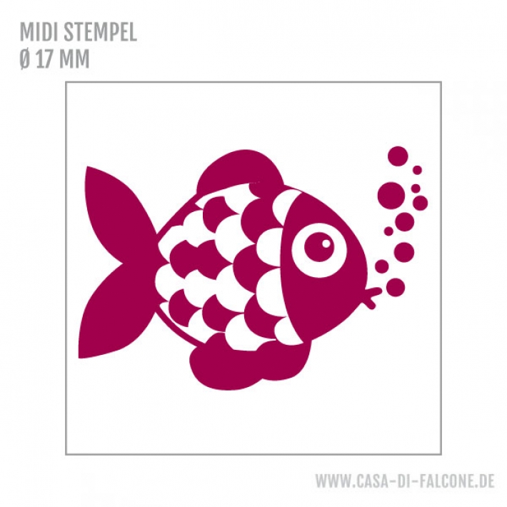 MIDI Motivstempel Fisch I