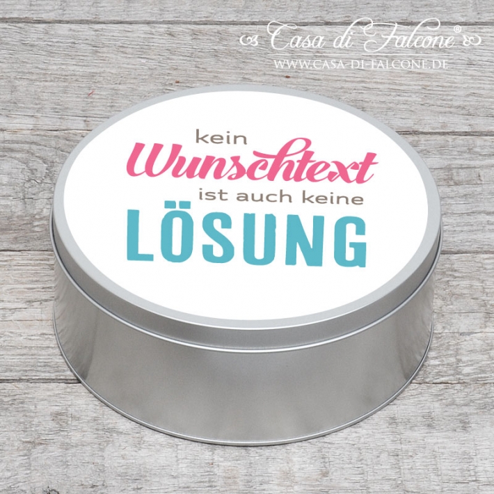 Personalisierte Dose Typo Maxi