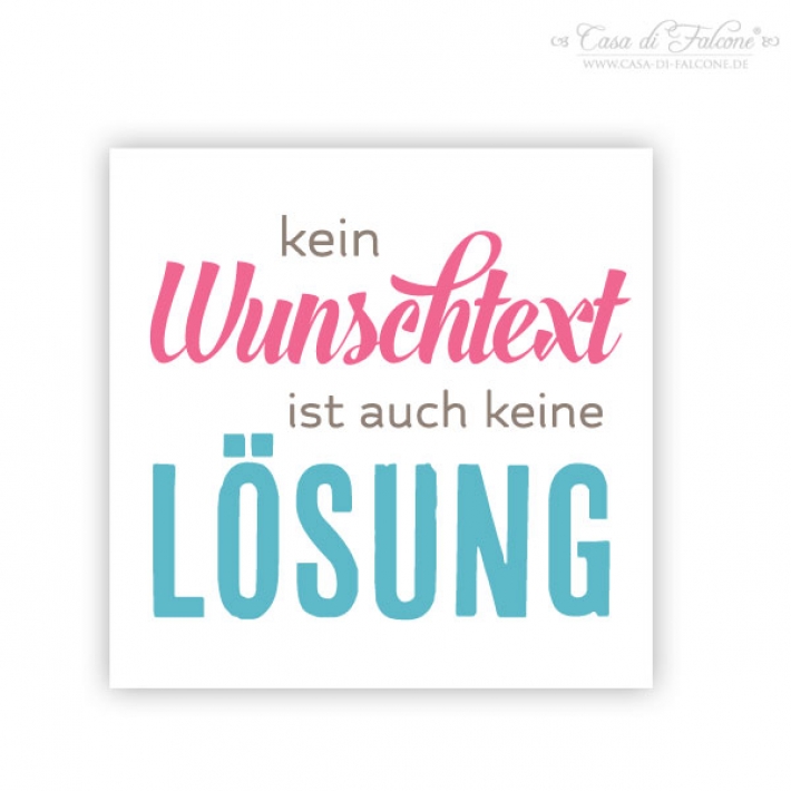 Textaufkleber Typo III