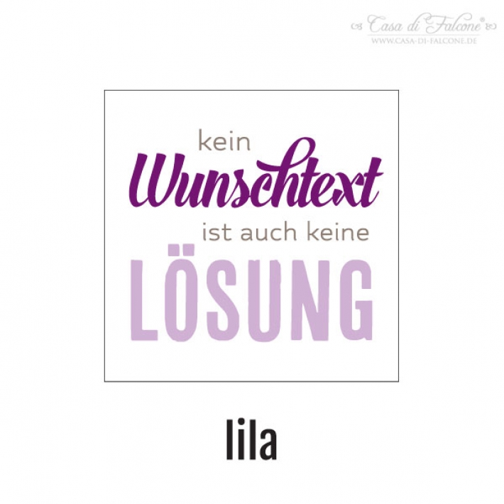 Textaufkleber Typo III