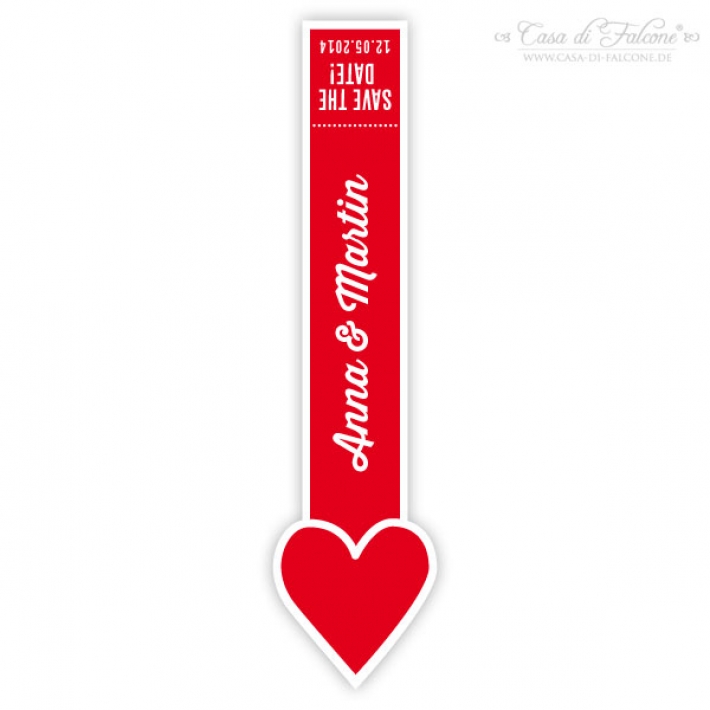 Personalisierte Verschlussetiketten Love