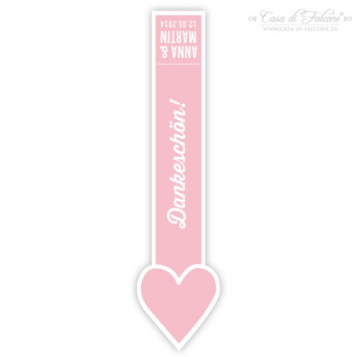 Personalisierte Verschlussetiketten Love