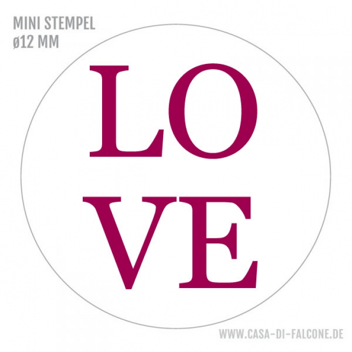 MINI Textstempel LOVE