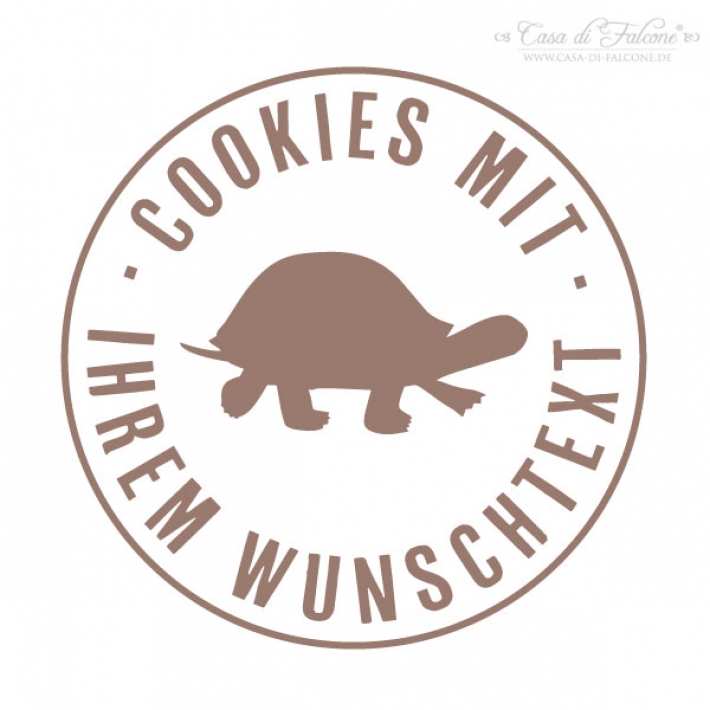 Personalisierter Keksstempel Schildkrte