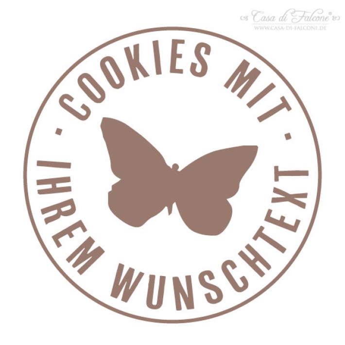 Personalisierter Keksstempel Schmetterling