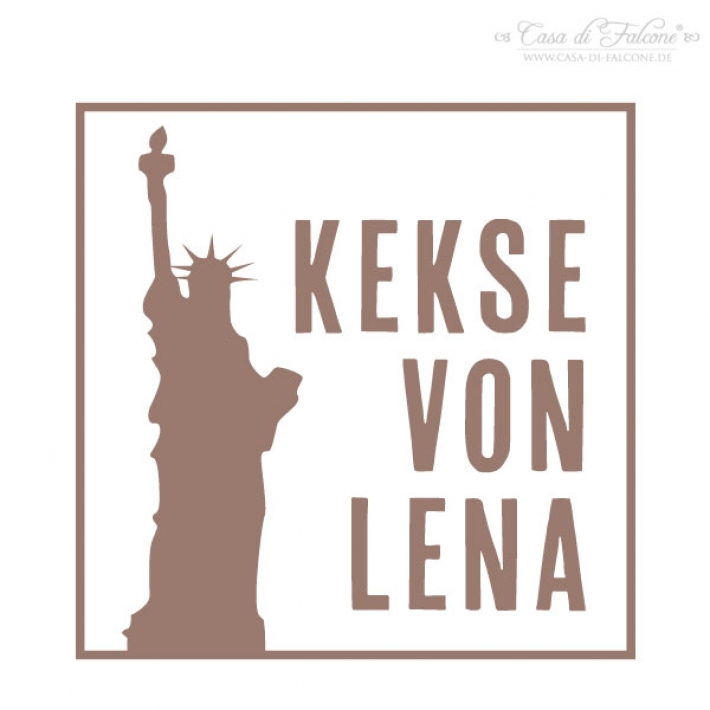 Personalisierter Keksstempel Miss Liberty