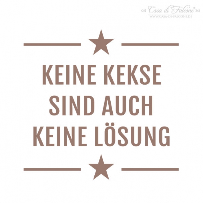 Personalisierter Keksstempel Typo Star