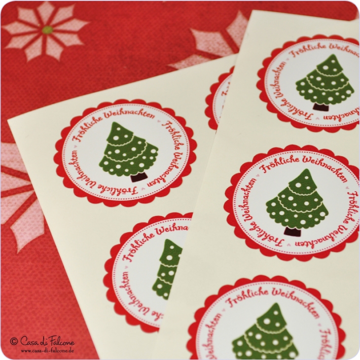 Stickerbogen Weihnachtstanne