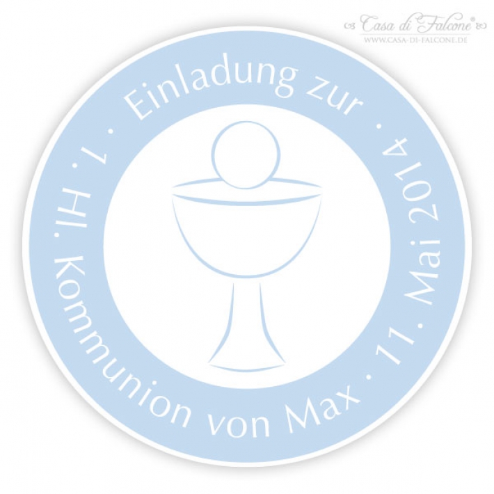 Kommunion Aufkleber Kelch II