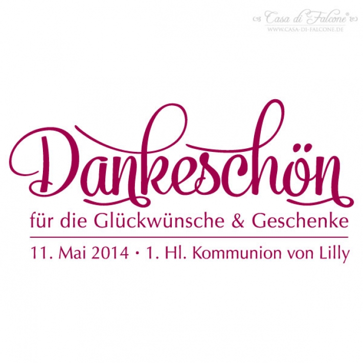 Stempel fr Gastgeschenke, Klassik IV
