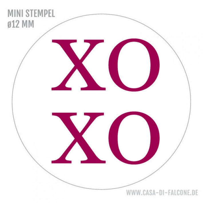MINI Textstempel XOXO