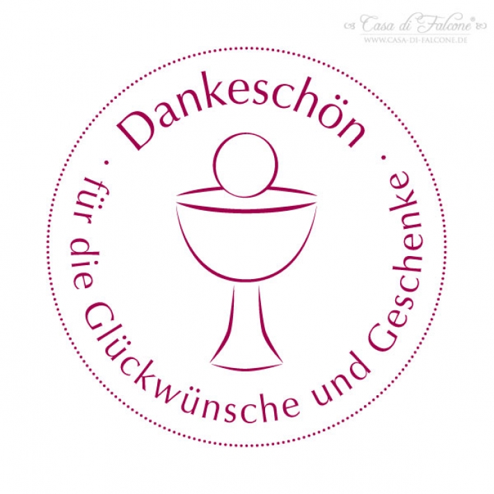 Stempel Kelch Dankeschn