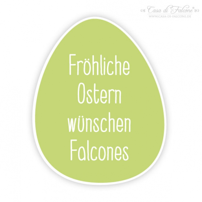 Aufkleber Osterei simple
