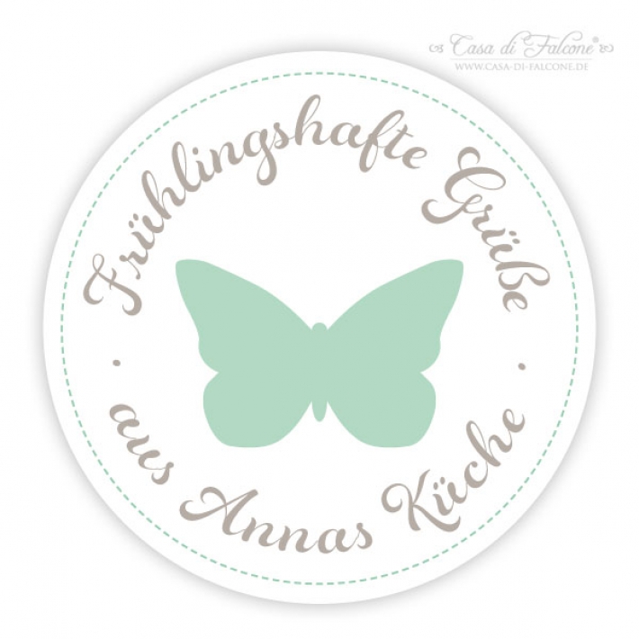 Aufkleber Schmetterling