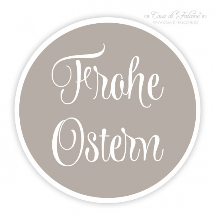 Aufkleber Frohe Ostern, swash