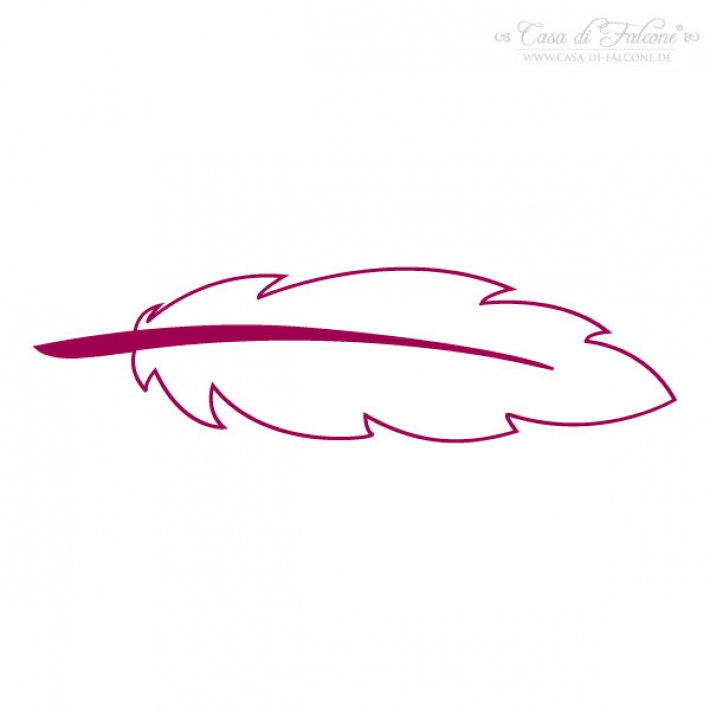 Motivstempel Feder positiv