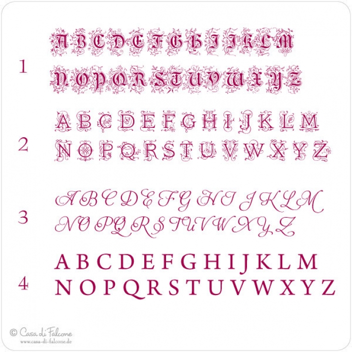 Adressstempel Initiale I